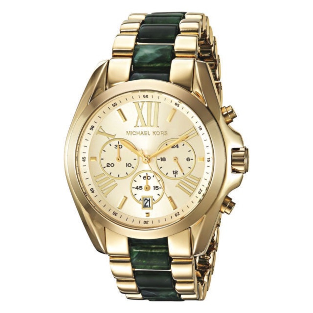 Michael Kors Bradshaw MK6397 Green Gold Watch